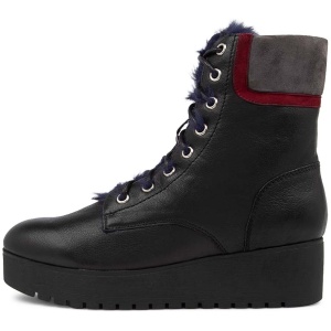 Django & Juliette Kooper Dj Black Multi Black Boots Womens Shoes Casual Ankle Boots
