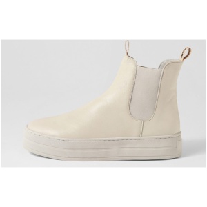 Django & Juliette Sunnie Dj Ivory Ivory Sole Leather Ivory Ivory Sole Boots Womens Shoes Casual Ankle Boots