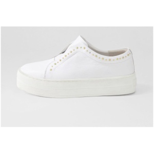 Django & Juliette Synty Dj White White Sole Leather White White Sole Sneakers Womens Shoes Casual Casual Sneakers