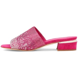 Django & Juliette Tamarin Dj New Fuchsia Multi New Fuchsia Sandals Womens Shoes Dress Heeled Sandals