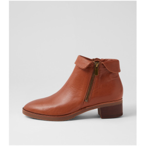 Django & Juliette Twotimes Dj Dark Rum Leather Dark Rum Boots Womens Shoes Casual Ankle Boots