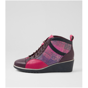 Django & Juliette Ufria Dj Purple Fuchsia Multi Purple Fuchsia Boots Womens Shoes Casual Ankle Boots