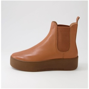 Django & Juliette Wylder Dj Scotch Lt Choc Sole Leather Scotch Lt Choc Sole Boots Womens Shoes Casual Ankle Boots