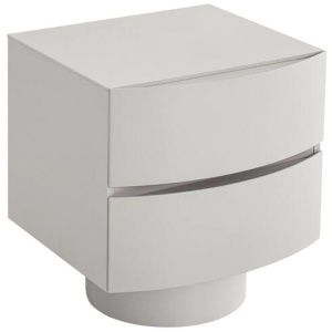 Dorit Bedside Table - Warm Grey by Interior Secrets - AfterPay Available