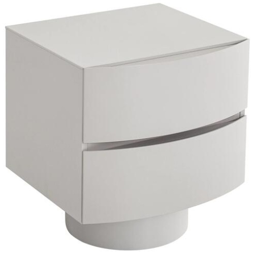 Dorit Bedside Table - Warm Grey by Interior Secrets - AfterPay Available