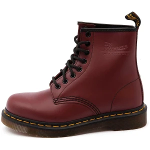 Dr Marten 1460 8 Eye Boot Cherry Leather Cherry Boots Womens Shoes Casual Ankle Boots