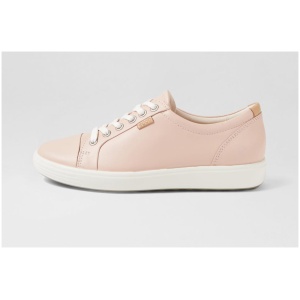 Ecco Soft 7 W Ek Rose Dust Leather Rose Dust Sneakers Womens Shoes Casual Casual Sneakers