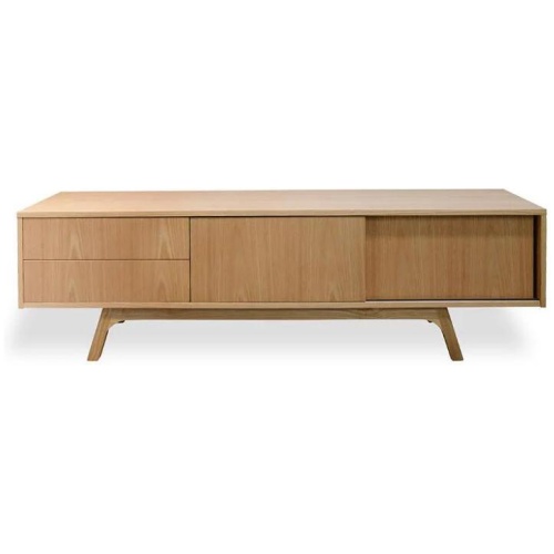 Ella Scandinavian 180cm TV Entertainment Unit - Lowline - Natural by Interior Secrets - AfterPay Available