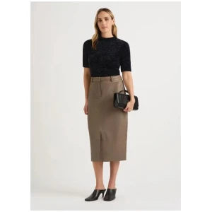 Emmanuel Leather Skirt
