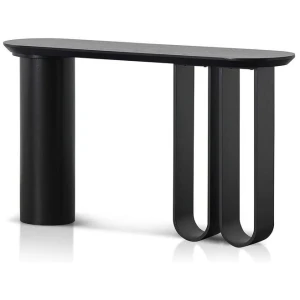 Ex Display - Indiana 1.4m Console Table - Full Black by Interior Secrets - AfterPay Available