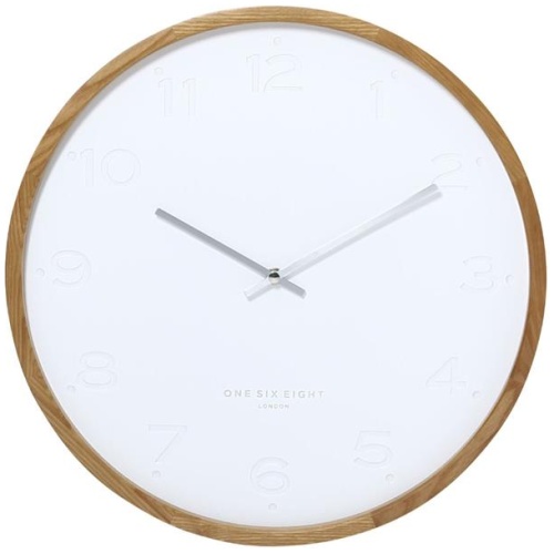 Fiona 50cm Wall Clock - White by Interior Secrets - AfterPay Available