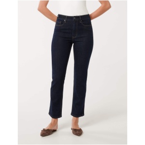 Forever New Women's Addison Taper Jeans in Dark Rinse Wash