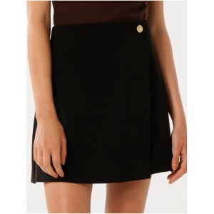 Forever New Women's Ainsley Wrap Mini Skirt in Black