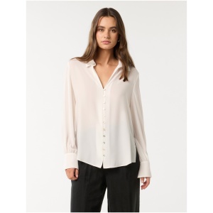 Forever New Women's Allison Work Shirt in Porcelain