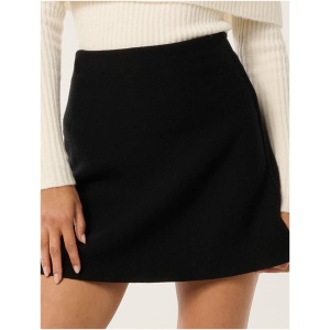 Forever New Women's Blake Split Front Mini Skirt in Black