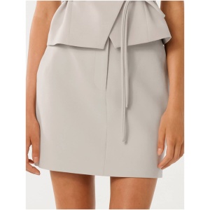 Forever New Women's Cari Tailored Mini Skirt in Light Pebble Suit