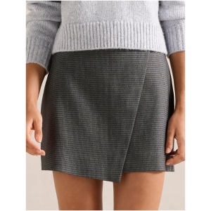 Forever New Women's Eden Check Wrap Mini Skirt in Micro Check
