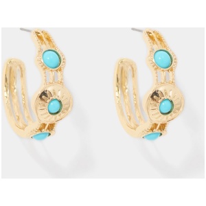 Forever New Women's Harriet Western Hoop Earrings in Gold