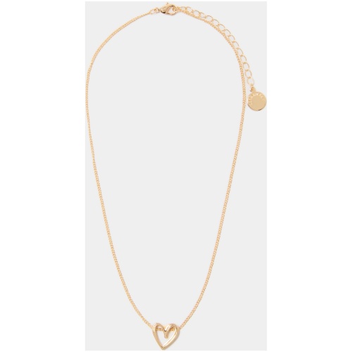 Forever New Women's Havana Heart Necklace in Gold