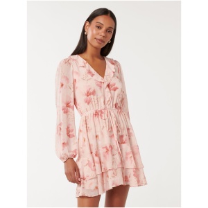 Forever New Women's Heather Ruffle Mini Dress in Auburn Floral