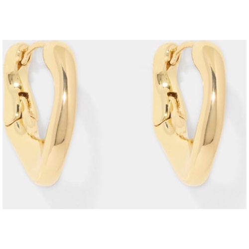 Forever New Women's Hunter Organic Hoop Earrings in Gold Plated