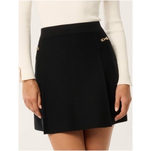 Forever New Women's Kallie Pleat Detail Mini Skirt in Black