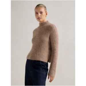 Forever New Women's Kaya High Neck Jumper in Neutral