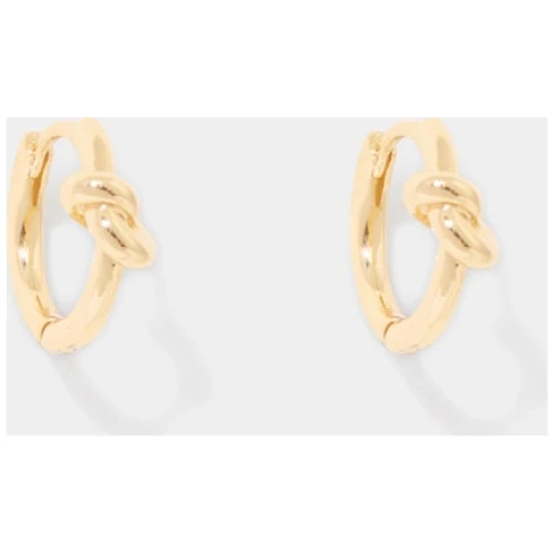 Forever New Women's Kendra Knot Hoop Earrings in Gold Plated