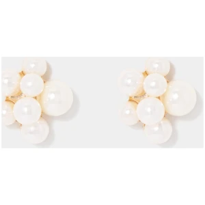 Forever New Women's Kira Pearl Cluster Earrings in Pearl/Gold