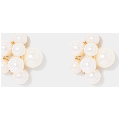Forever New Women's Kira Pearl Cluster Earrings in Pearl/Gold