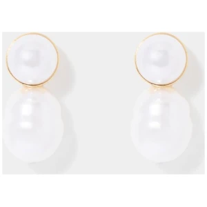 Forever New Women's Lana Pretty Pearl Earrings in Pearl/Gold