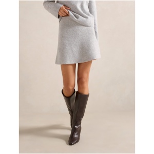 Forever New Women's Layla Co-Ord Knit Mini Skirt in Grey