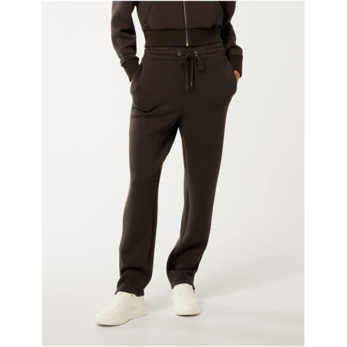 Forever New Women's Linda Tapered Track Pants in Dark Chocolate