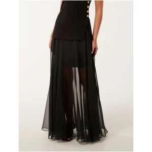 Forever New Women's Lisette Sheer Maxi Skirt in Black