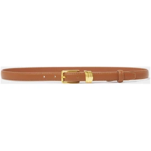 Forever New Women's Mabel Metal Keeper Jean Belt in Tan