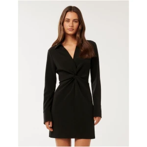 Forever New Women's Madison Mini Shirt Dress in Black