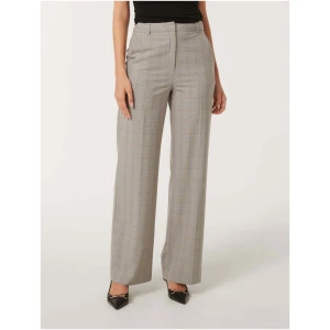 Forever New Women's Monique Wide-Leg Pants in Neutral Check