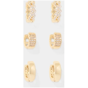 Forever New Women's Multi Pack Hoop Earrings in Gold