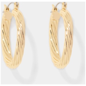 Forever New Women's Nina Hinge Hoop Earrings in Gold Plated