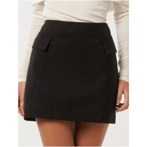 Forever New Women's Nori Utility Mini Skirt in Black