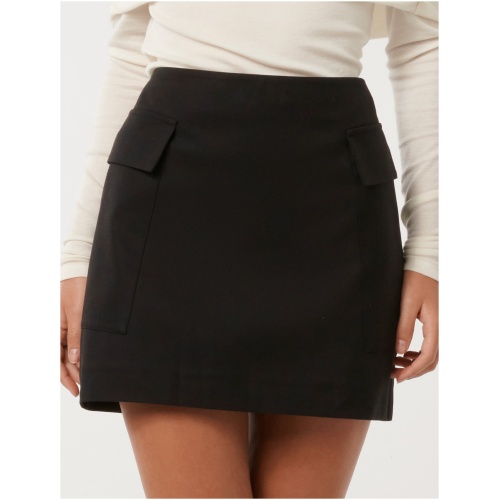 Forever New Women's Nori Utility Mini Skirt in Black