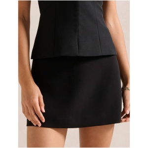 Forever New Women's Rhea A-Line Mini Skirt in Black