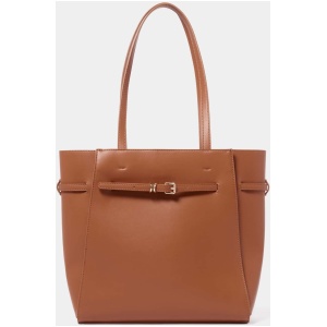 Forever New Women's Rhiannon Buckle Tote Bag in Nutshell