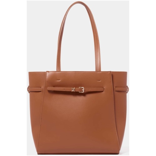 Forever New Women's Rhiannon Buckle Tote Bag in Nutshell