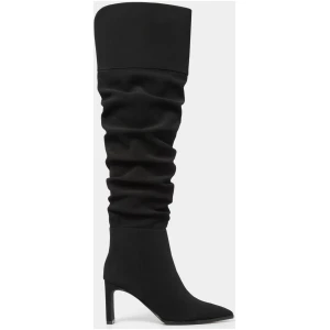 Forever New Women's Rhiannon Ruched Over The Knee Boot in Black