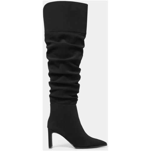 Forever New Women's Rhiannon Ruched Over The Knee Boot in Black