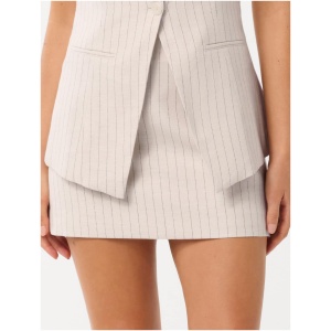 Forever New Women's Ronnie Stripe Mini Skirt in Neutral Co-Ord