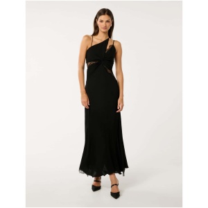 Forever New Women's Rowan Lace Detail Maxi Dress in Black