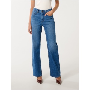 Forever New Women's Skyla Straight-Leg Jeans in Mid Wash