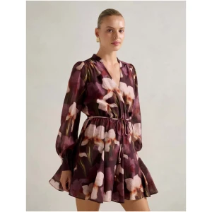 Forever New Women's Talia Long Sleeve Mini Dress in Santon Floral